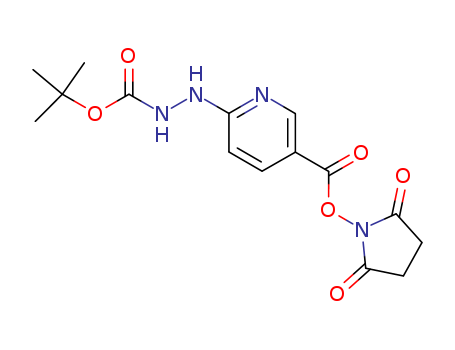 3-Pyridinecarboxylicacid, 6-[1-[(1,1-dimethylethoxy)carbonyl]hydrazinyl]-, 2,5-dioxo-1-pyrrolidinylester