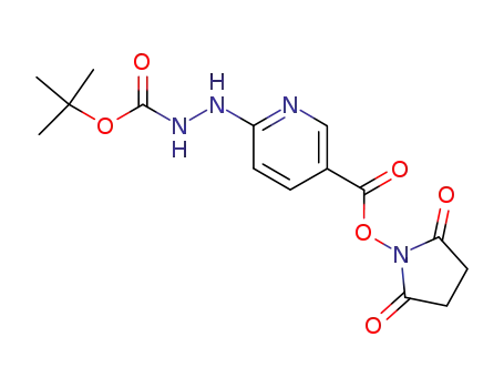 2-(N'-tert-butoxycarbonylhydrazino)pyridine-5-carboxylic acid 2,5-dioxopyrrolidin-1-yl ester