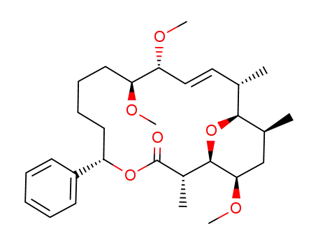 (E)-(1R,2S,5S,10S,11R,14S,15R,16S,18R)-10,11,18-Trimethoxy-2,14,16-trimethyl-5-phenyl-4,19-dioxa-bicyclo[13.3.1]nonadec-12-en-3-one