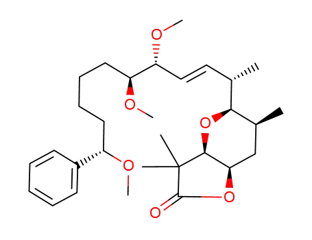 (3aR,5R,6S,7aR)-3,3,6-Trimethyl-5-((E)-(1S,4R,5S,10S)-4,5,10-trimethoxy-1-methyl-10-phenyl-dec-2-enyl)-hexahydro-furo[3,2-b]pyran-2-one