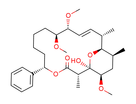 (E)-(1R,2S,5S,10S,11R,14S,15R,16S,18R)-1-Hydroxy-10,11,18-trimethoxy-2,14,16-trimethyl-5-phenyl-4,19-dioxa-bicyclo[13.3.1]nonadec-12-en-3-one