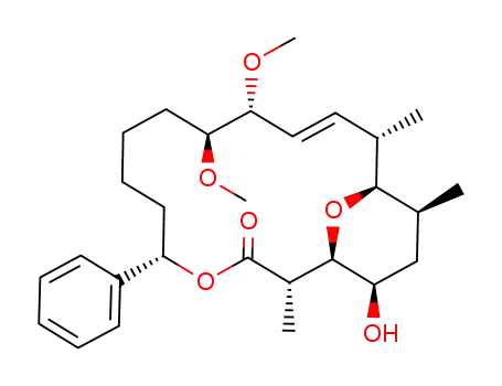 (E)-(1R,2S,5S,10S,11R,14S,15R,16S,18R)-18-Hydroxy-10,11-dimethoxy-2,14,16-trimethyl-5-phenyl-4,19-dioxa-bicyclo[13.3.1]nonadec-12-en-3-one