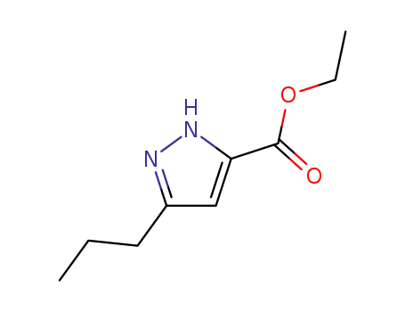 Molecular Structure of 92945-27-2 (Ethyl 3-n-propylpyrazole-5-carboxylate)