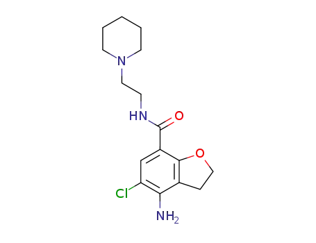 4-Amino-5-chloro-2,3-dihydro-benzofuran-7-carboxylic acid (2-piperidin-1-yl-ethyl)-amide