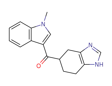 5-[(1-Methylindole-3-yl)carbonyl]-4,5,6,7-tetrahydro-1H-bezimidazole cas  132036-39-6