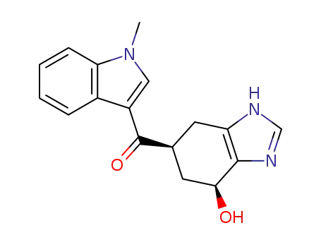 ((5S,7S)-7-Hydroxy-4,5,6,7-tetrahydro-3H-benzoimidazol-5-yl)-(1-methyl-1H-indol-3-yl)-methanone