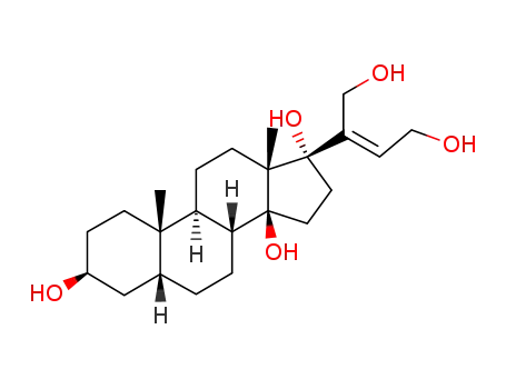 (3S,5R,8R,9S,10S,13S,14S,17S)-17-((E)-3-Hydroxy-1-hydroxymethyl-propenyl)-10,13-dimethyl-hexadecahydro-cyclopenta[a]phenanthrene-3,14,17-triol