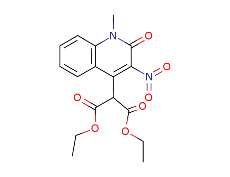 Diethyl 2-(1-methyl-3-nitro-2-oxoquinolin-4-yl)propanedioate