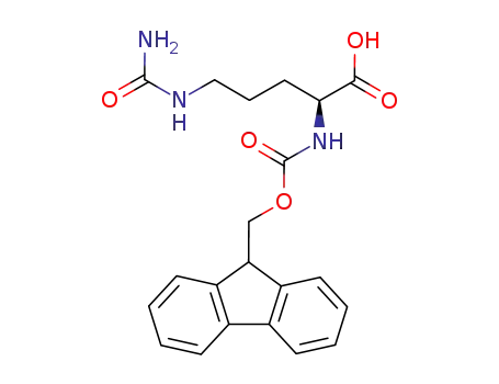 (S)-2-(((9H-fluoren-9-yl)methoxy)carbonylamino)-5-ureidopentanoic acid