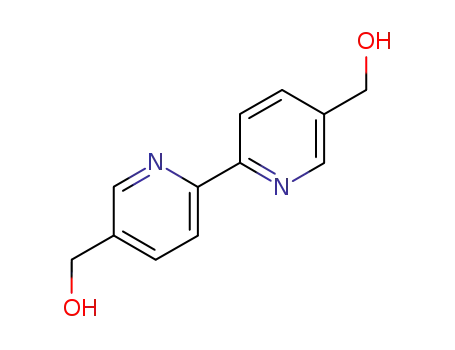 Molecular Structure of 63361-65-9 ([2,2'-Bipyridine]-5,5'-diMethanol)