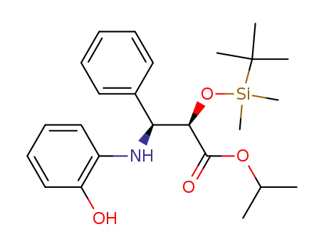 isopropyl 2-tert-butyldimethylsiloxy-3-(2-hydroxyphenyl)amino-3-phenylpropionate