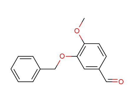 Molecular Structure of 6346-05-0 (3-Benzyloxy-4-methoxybenzaldehyde)