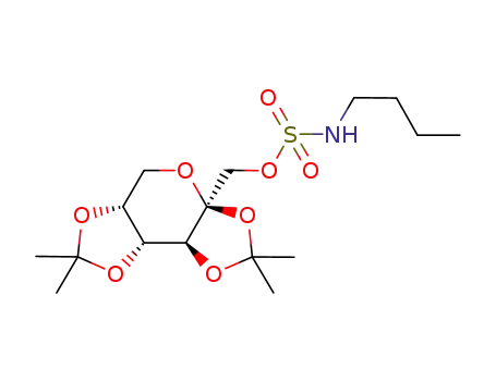 Butyl-sulfamic acid (3aS,5aR,8aR,8bS)-2,2,7,7-tetramethyl-tetrahydro-bis[1,3]dioxolo[4,5-b;4',5'-d]pyran-3a-ylmethyl ester
