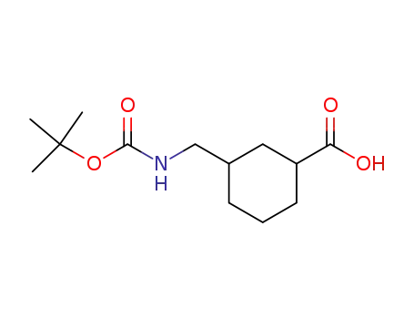 Cyclohexanecarboxylic acid,
3-[[[(1,1-dimethylethoxy)carbonyl]amino]methyl]-