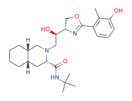 (3S,4aS,8aS)-2-[(2R)-2-[(4S)-2-[3-Hydroxy-2-methylphenyl]-4,5-dihydrooxazol-4-yl]-2-hydroxyethyl]decahydroisoquinoline-3-carboxylic acid tert-butylamide