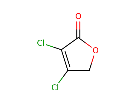 Molecular Structure of 62674-12-8 (3,4-DICHLORO-2(5H)-FURANONE)