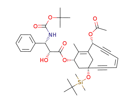 (2R,3S)-3-tert-Butoxycarbonylamino-2-hydroxy-3-phenyl-propionic acid (Z)-(2R,9S,11S)-2-acetoxy-9-(tert-butyl-dimethyl-silanyloxy)-12-methyl-bicyclo[7.3.1]trideca-1(12),5-diene-3,7-diyn-11-yl ester