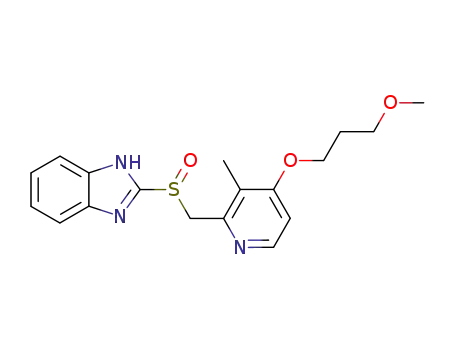 Molecular Structure of 117976-89-3 (Rabeprazole)