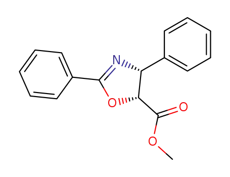 (4R,5R)-2,4-Diphenyl-4,5-dihydro-oxazole-5-carboxylic acid methyl ester
