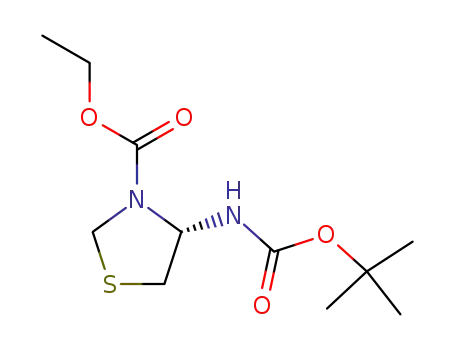 Ethyl 4-<(tert-Butoxycarbonyl)amino>-1,3-thiazolidine-3-carboxylate