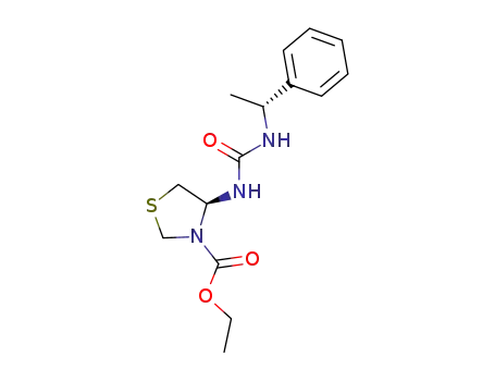 N-<(1R)-1-Phenylethyl>-N'-<(4S)-3-(ethoxycarbonyl)-4-thiazolidinyl>urea