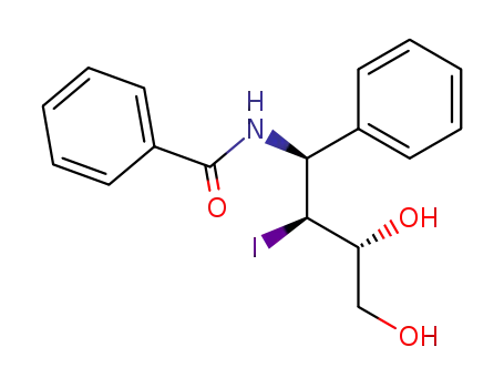 N-((1S,2S,3R)-3,4-Dihydroxy-2-iodo-1-phenyl-butyl)-benzamide