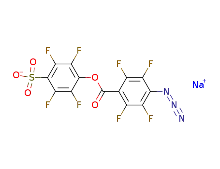 sodium; 4-(4-azido-2,3,5,6-tetrafluoro-benzoyloxy)-2,3,5,6-tetrafluoro-benzenesulfonate