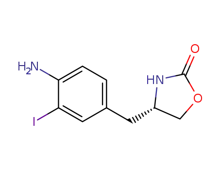 (S)-4-(3-iodo-4-aminobenzyl)-1,3-oxazolidin-2-one
