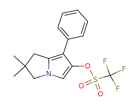 2,2-dimethyl-7-phenyl-2,3-dihydro-1H-pyrrolizin-6-yl trifluoromethanesulfonate