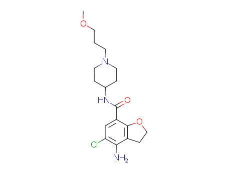 4-Amino-5-chloro-2,3-dihydro-N-[1-(3-methoxypropyl)-4-piperidinyl]-7-benzofurancarboxamide