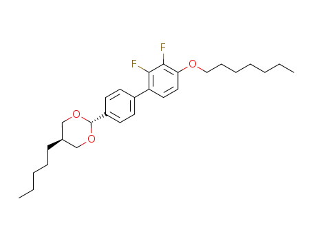 2-(2',3'-difluoro-4'-heptyloxy-biphenyl-4-yl)-5-pentyl-[1,3]dioxane