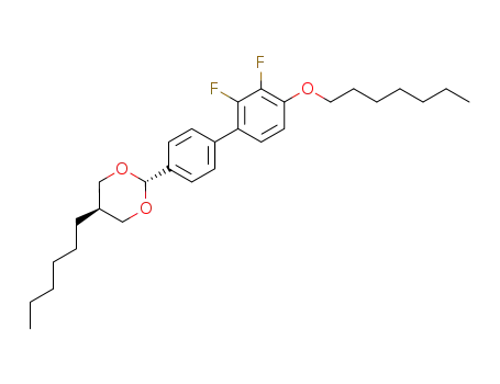 2-(2',3'-difluoro-4'-heptyloxy-biphenyl-4-yl)-5-hexyl-[1,3]dioxane