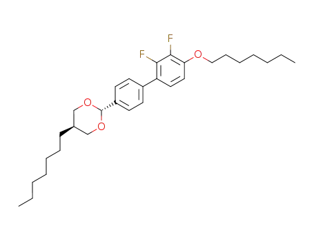 2-(2',3'-difluoro-4'-heptyloxy-biphenyl-4-yl)-5-heptyl-[1,3]dioxane