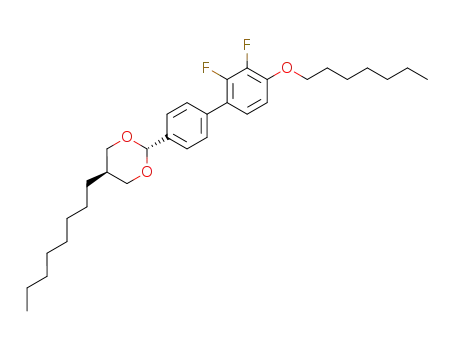 2-(2',3'-difluoro-4'-heptyloxy-biphenyl-4-yl)-5-octyl-[1,3]dioxane