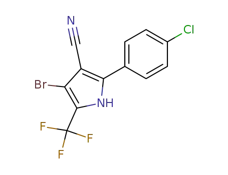 1H-Pyrrole-3-carbonitrile,4-bromo-2-(4-chlorophenyl)-5-(trifluoromethyl)-