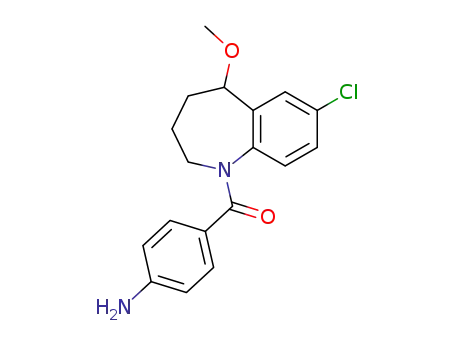1-(4-aminobenzoyl)-7-chloro-5-methoxy-2,3,4,5-tetrahydro-1H-1-benzazepine