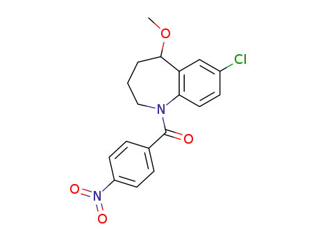 7-chloro-5-methoxy-1-(4-nitrobenzoyl)-2,3,4,5-tetrahydro-1H-1-benzazepine