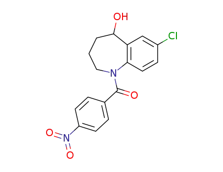 7-chloro-5-hydroxy-1-(4-nitrobenzoyl)-2,3,4,5-tetrahydro-1H-1-benzazepine