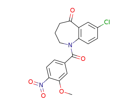 7-chloro-1-(3-methoxy-4-nitrobenzoyl)-5-oxo-2,3,4,5-tetrahydro-1H-1-benzazepine