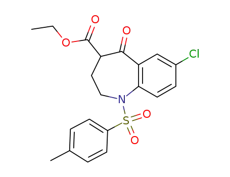 ethyl 7-chloro-5-oxo-1-p-toluenesulfonyl-2,3,4,5-tetrahydro-1H-1-benzazepine-4-carboxylate