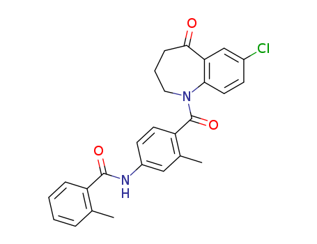 N-[4-[(7-CHLORO-2,3,4,5-TETRAHYDRO-5-OXO-1H-1-BENZAZEPIN-1-YL)CARBONYL]-3-METHYLPHENYL]-2-METHYLBENZAMIDE