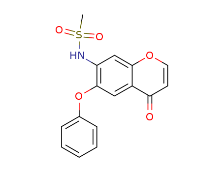 Methanesulfonamide, N-(4-oxo-6-phenoxy-4H-1-benzopyran-7-yl)-