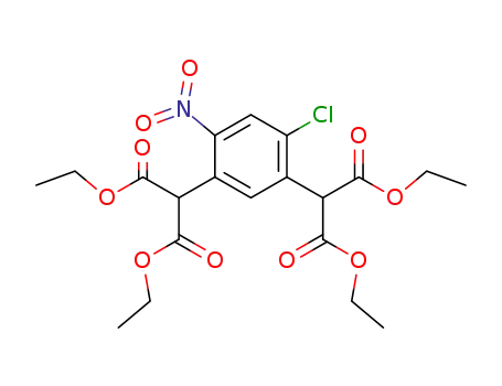 tetraethyl 4-chloro-6-nitro-1,3-benzenedimalonate