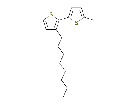 Molecular Structure of 681028-50-2 (2,2'-Bithiophene, 5'-methyl-3-octyl-)