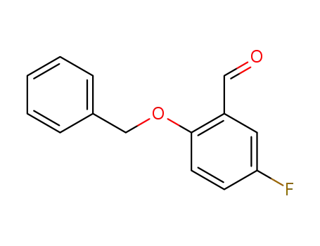 Molecular Structure of 312314-37-7 (2-(benzyloxy)-5-fluorobenzaldehyde)