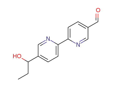 5'-(1-hydroxy-propyl)-[2,2']bipyridinyl-5-carbaldehyde