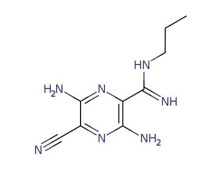 3,6-diamino-5-cyano-N-propyl-pyrazine-2-carboxamidine