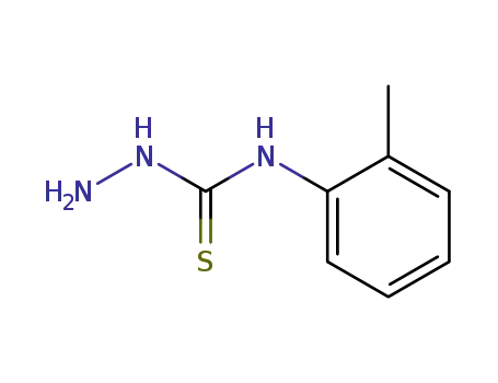 Molecular Structure of 614-10-8 (4-(2-METHYLPHENYL)-3-THIOSEMICARBAZIDE)