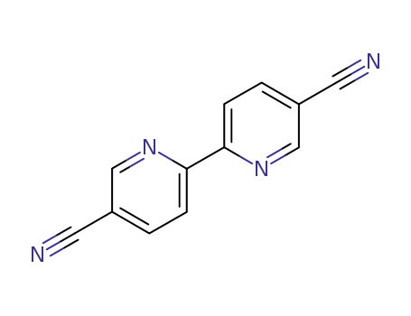 Molecular Structure of 1802-29-5 (2,2’-Bipyridine-5,5’-dicarbonitrile)