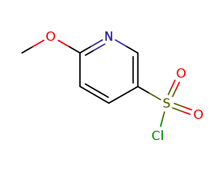 Molecular Structure of 312300-42-8 (6-METHOXY-PYRIDINE-3-SULFONYL CHLORIDE)